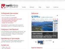 Tablet Screenshot of nettintro.no